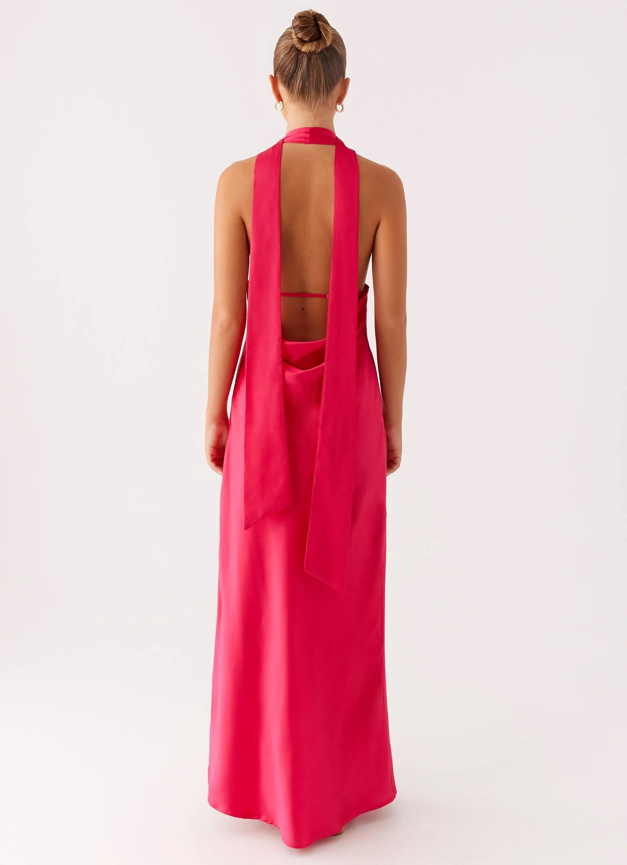 Women's Alicia Collection | Maxi Dress for Women with Adjustable Straps | Elegant Satin Evening Wear for Stunning Looks  4