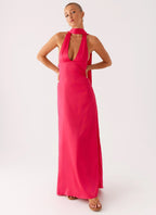 Women's Alicia Collection | Maxi Dress for Women with Adjustable Straps | Elegant Satin Evening Wear for Stunning Looks  5