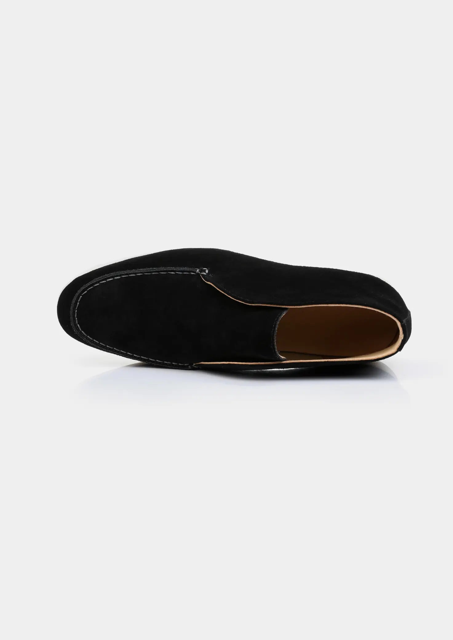 Women's Black Classic Suede City Loafers 3