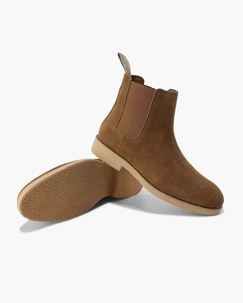 Women's Old Money Chelsea Boots | Premium calf suede leather upper. 10