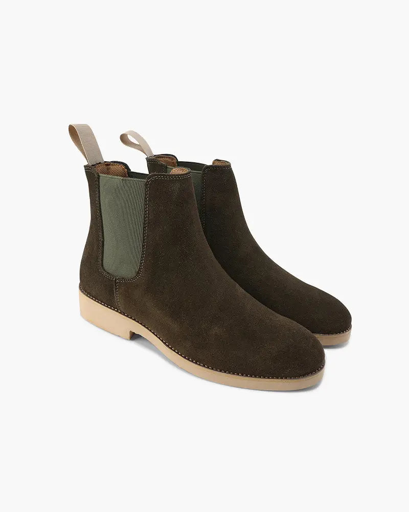 Women's Old Money Chelsea Boots | Premium calf suede leather upper. 8