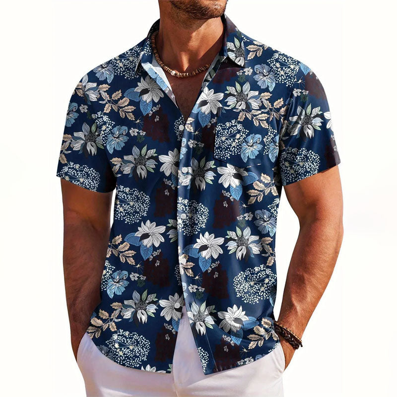 Women's Roberto Russo Hawaiian Button-Up Shirt | Sleeves: Short sleeves 2