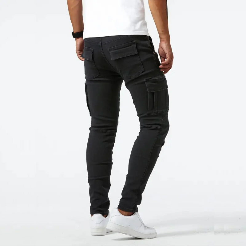 Women's Roberto Russo Slim Fit Cargo Jeans | Material: Denim 4