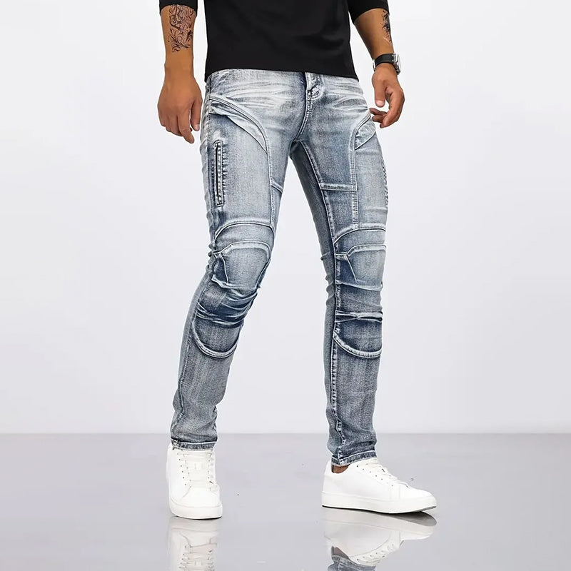 Women's Roberto Russo Stretch Biker-Style Jeans | Fit: Slim fit 2