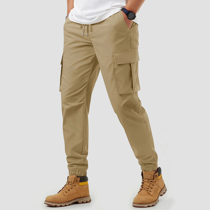 Women's Roberto Russo Water-Repellent Hiking Cargo Pants | Waist: Elastic waistband with adjustable drawstrin 2