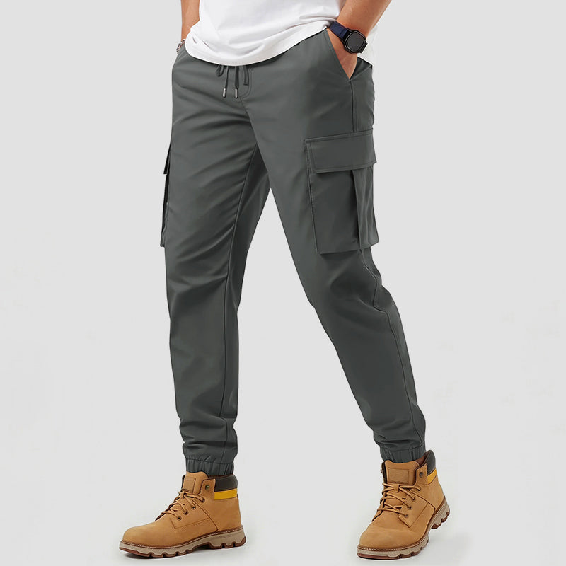 Women's Roberto Russo Water-Repellent Hiking Cargo Pants | Waist: Elastic waistband with adjustable drawstrin 4