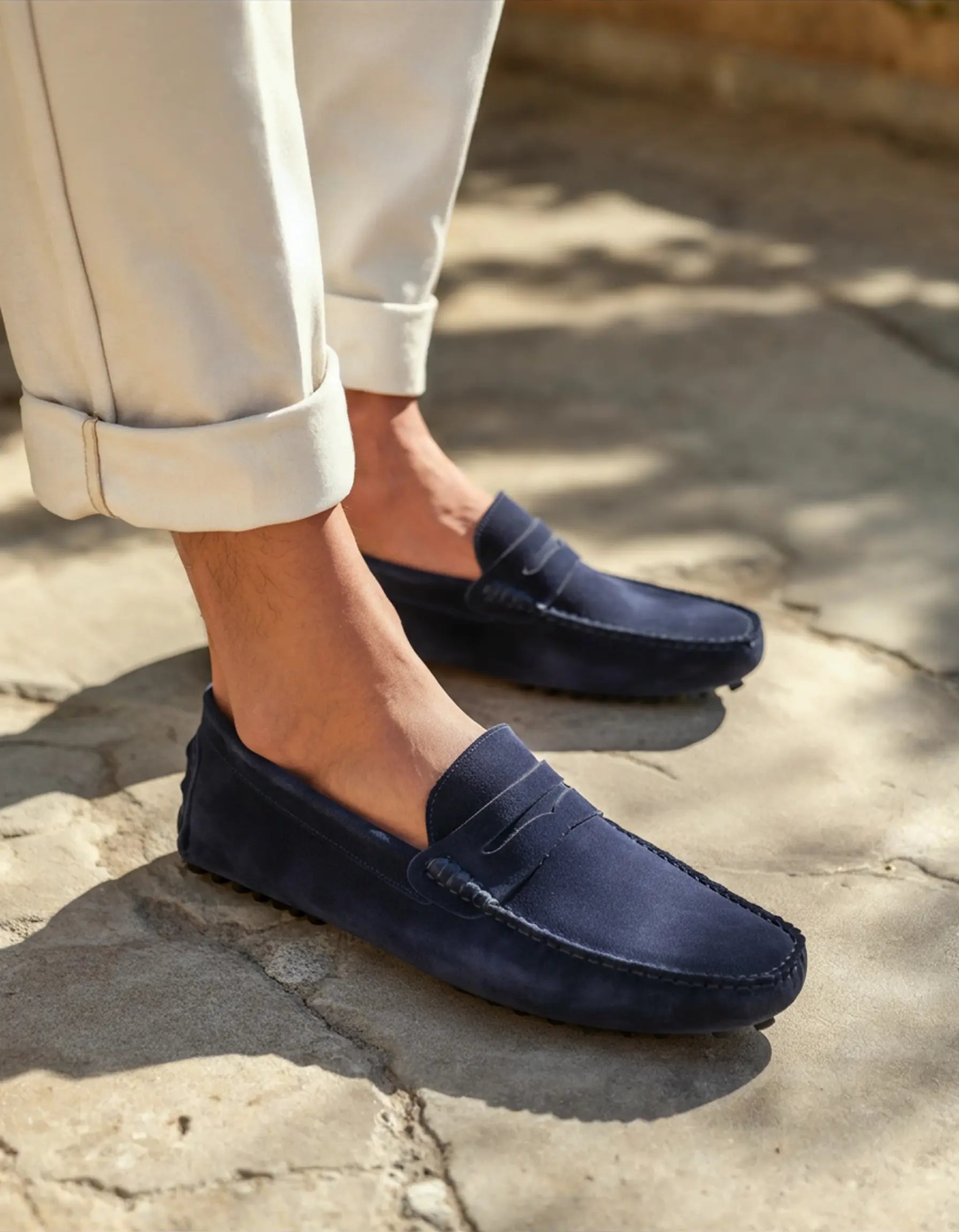 Women's Suede Driver Loafers 1